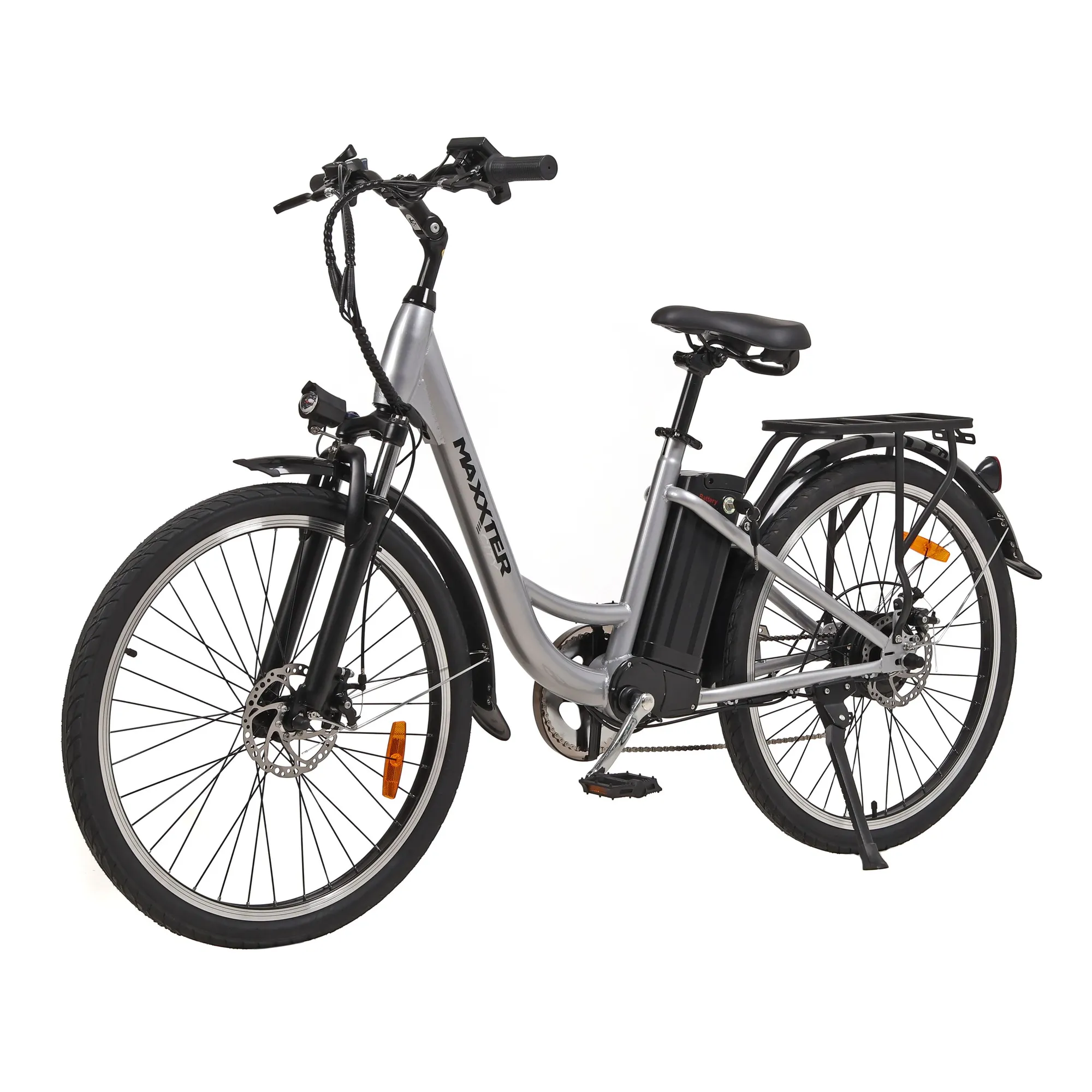 Купити Електровелосипед Maxxter CITY 2.0 (Silver) - фото 2