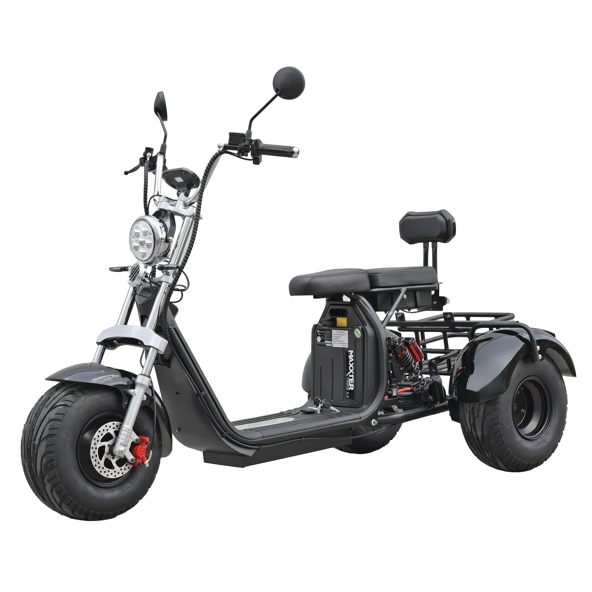 Купить Электроскутер Maxxter TRIKE 2.0 (blaсk) - фото 1
