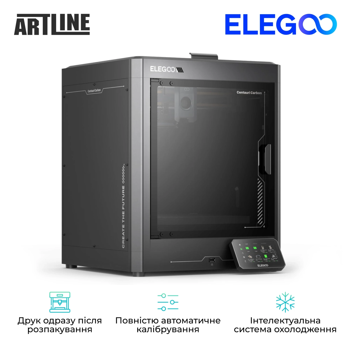 Купити 3D принтер ELEGOO Centauri Carbon - фото 3