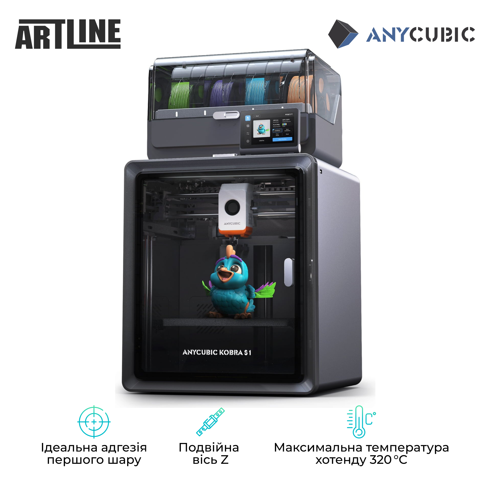 Купити 3D принтер Anycubic Kobra S1 Combo - фото 3