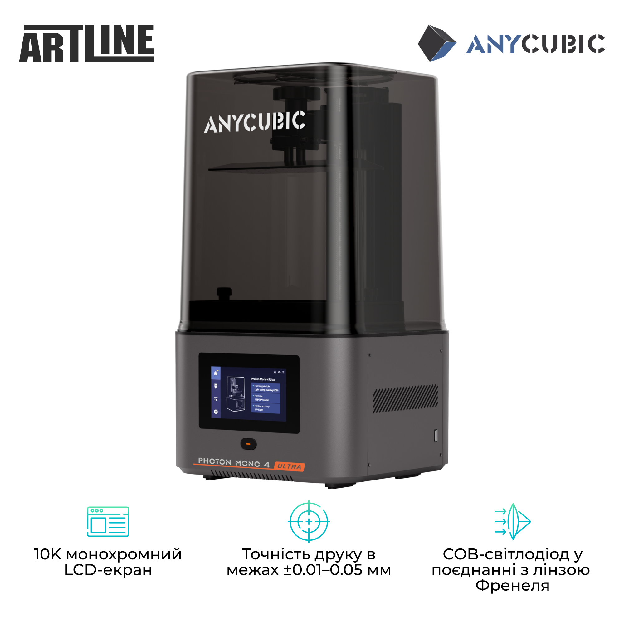 Купити 3D принтер Anycubic Photon Mono 4 Ultra - фото 2
