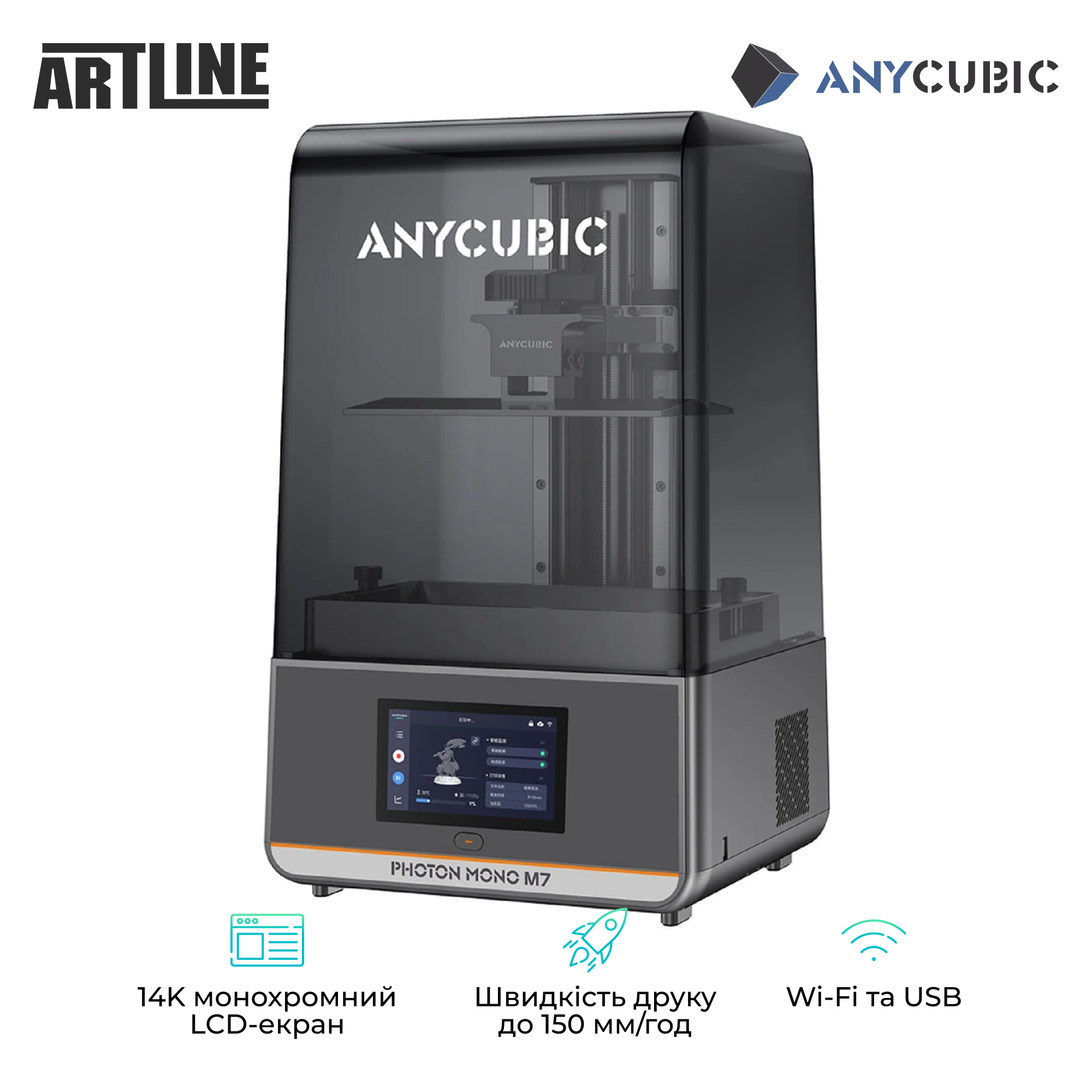 Купити 3D принтер Anycubic Photon Mono M7 - фото 2
