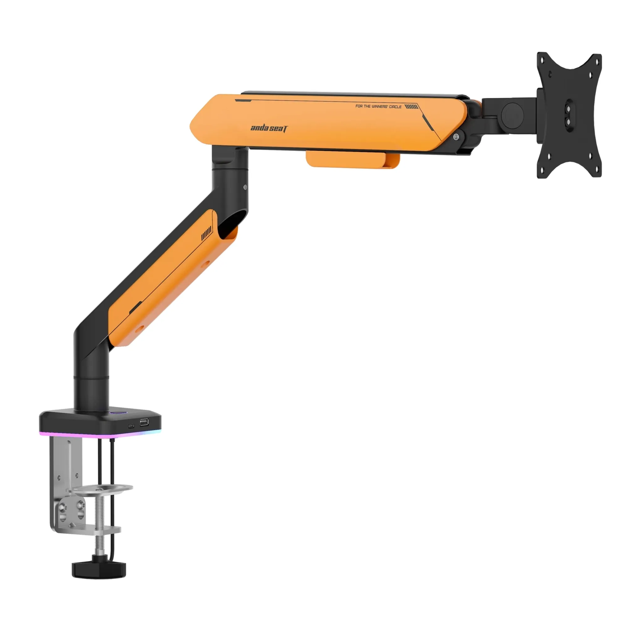 Купить Кронштейн Anda Seat Stealth PRO II RGB Orange (AD-W-A9X-1S-BO) - фото 4