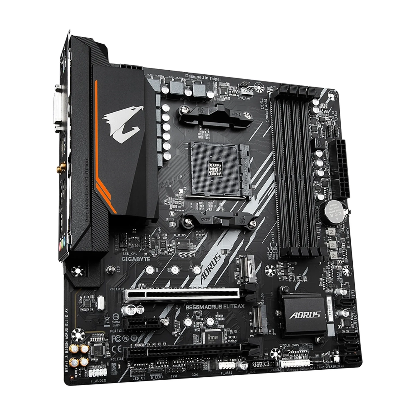 Купить Материнская плата Gigabyte B550M Aorus Elite AX - фото 1