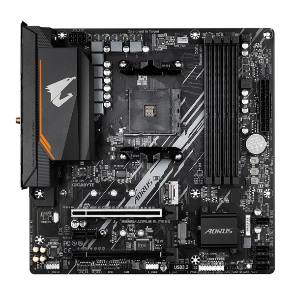 Купить Материнская плата Gigabyte B550M Aorus Elite AX - фото 2