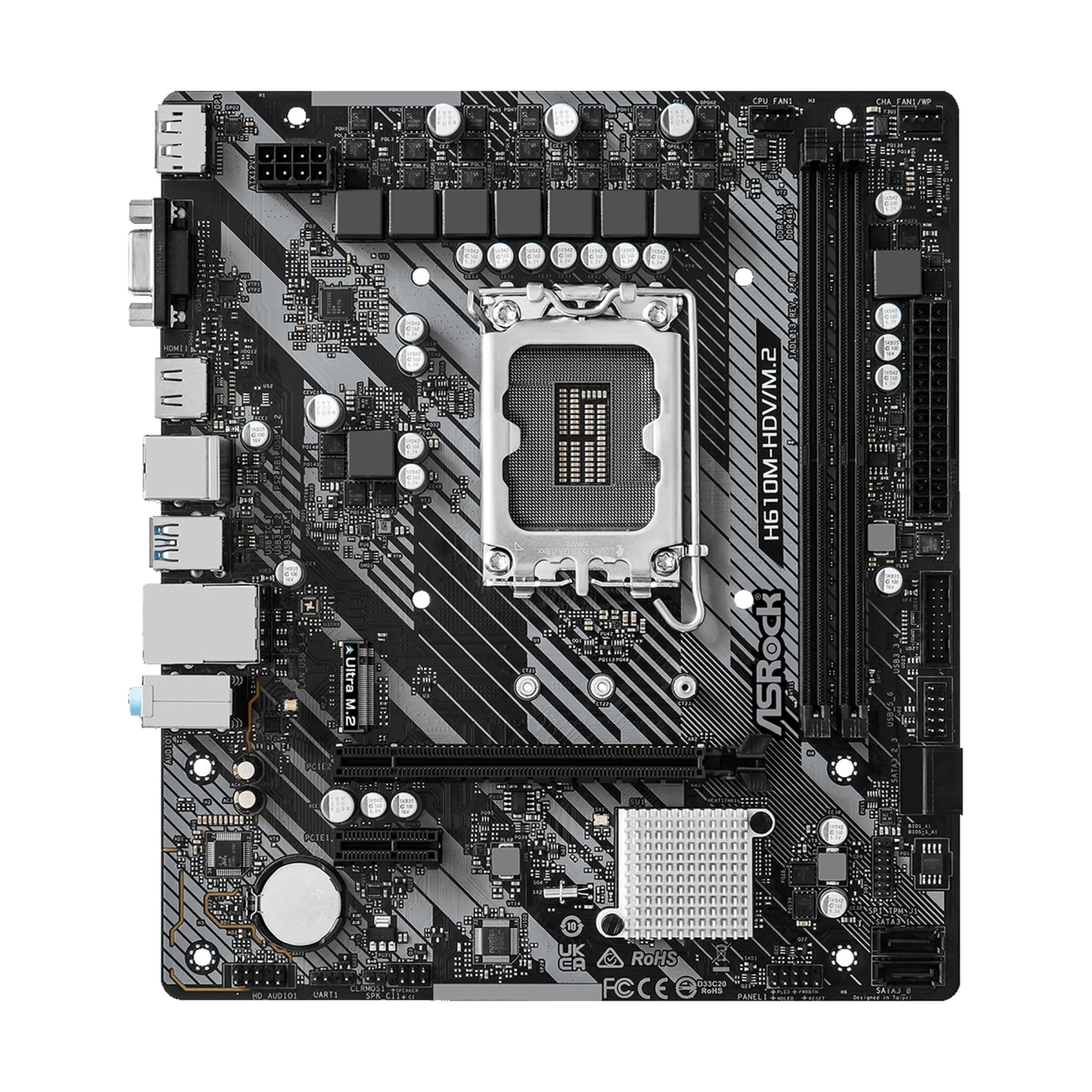 Купить Материнская плата ASRock H610M-HDV/M.2 R2.0 - фото 1