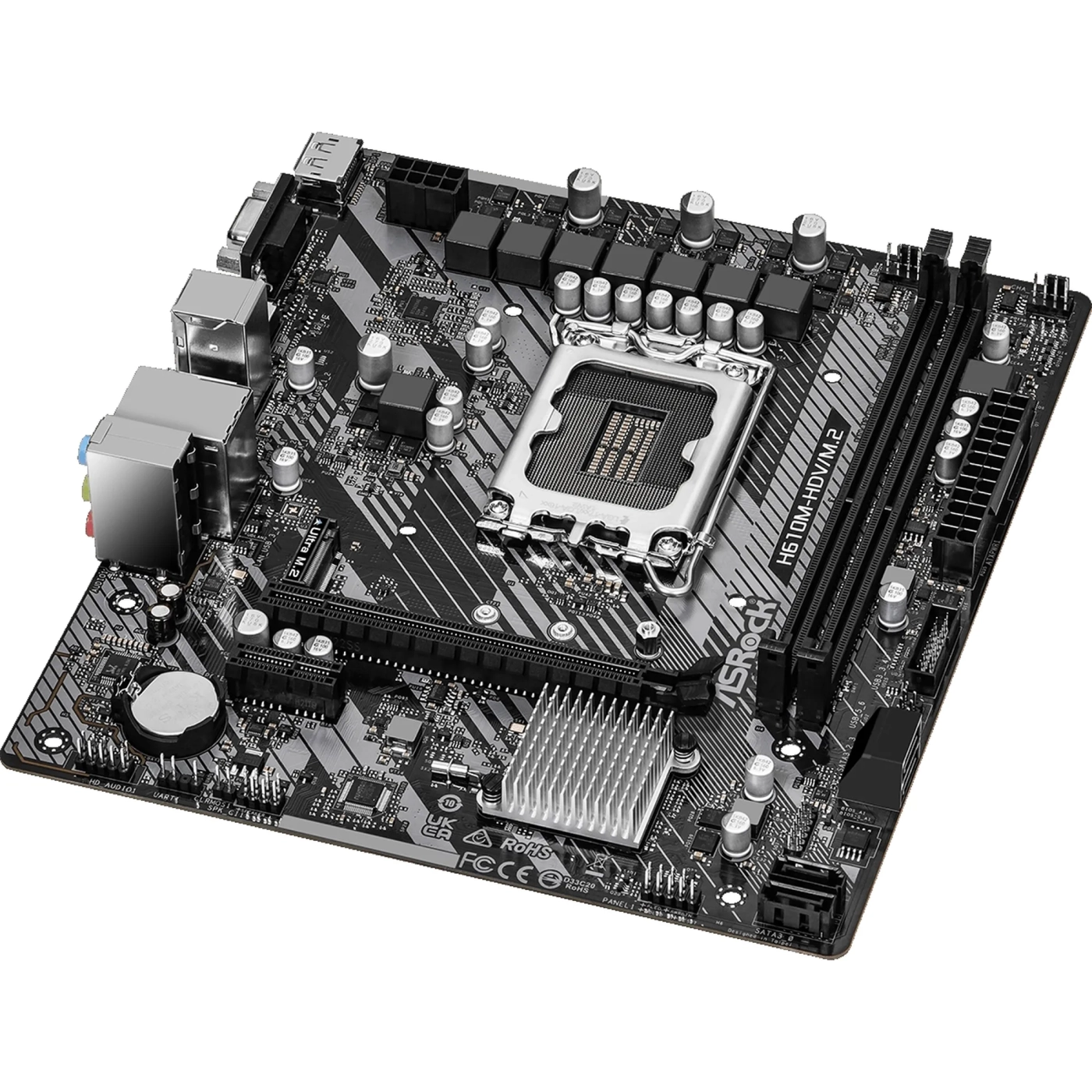 Купить Материнская плата ASRock H610M-HDV/M.2 R2.0 - фото 2