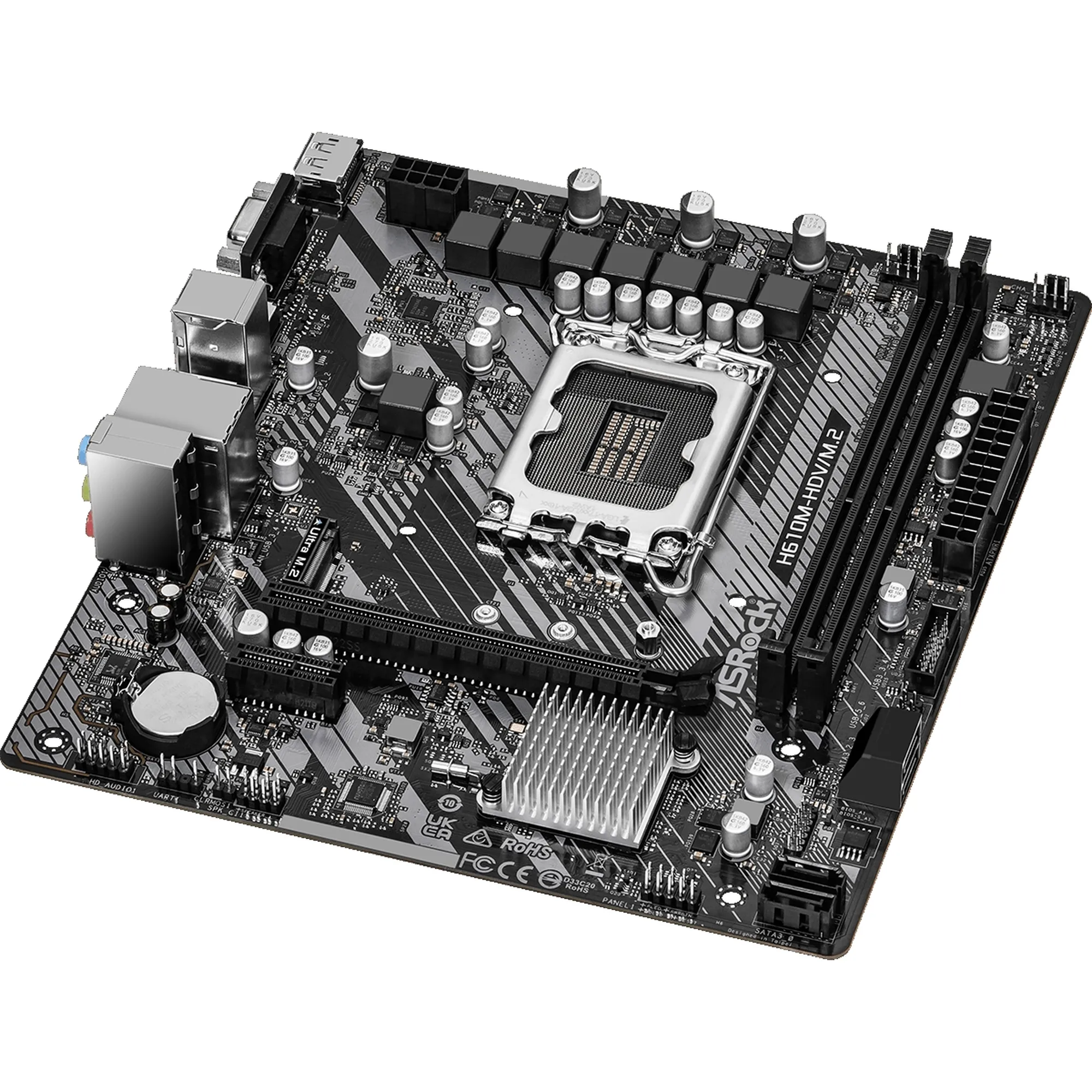 Купить Материнская плата ASRock H610M-HDV/M.2 R2.0 - фото 2