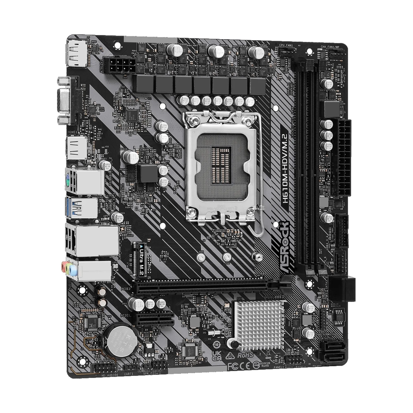 Купить Материнская плата ASRock H610M-HDV/M.2 R2.0 - фото 3