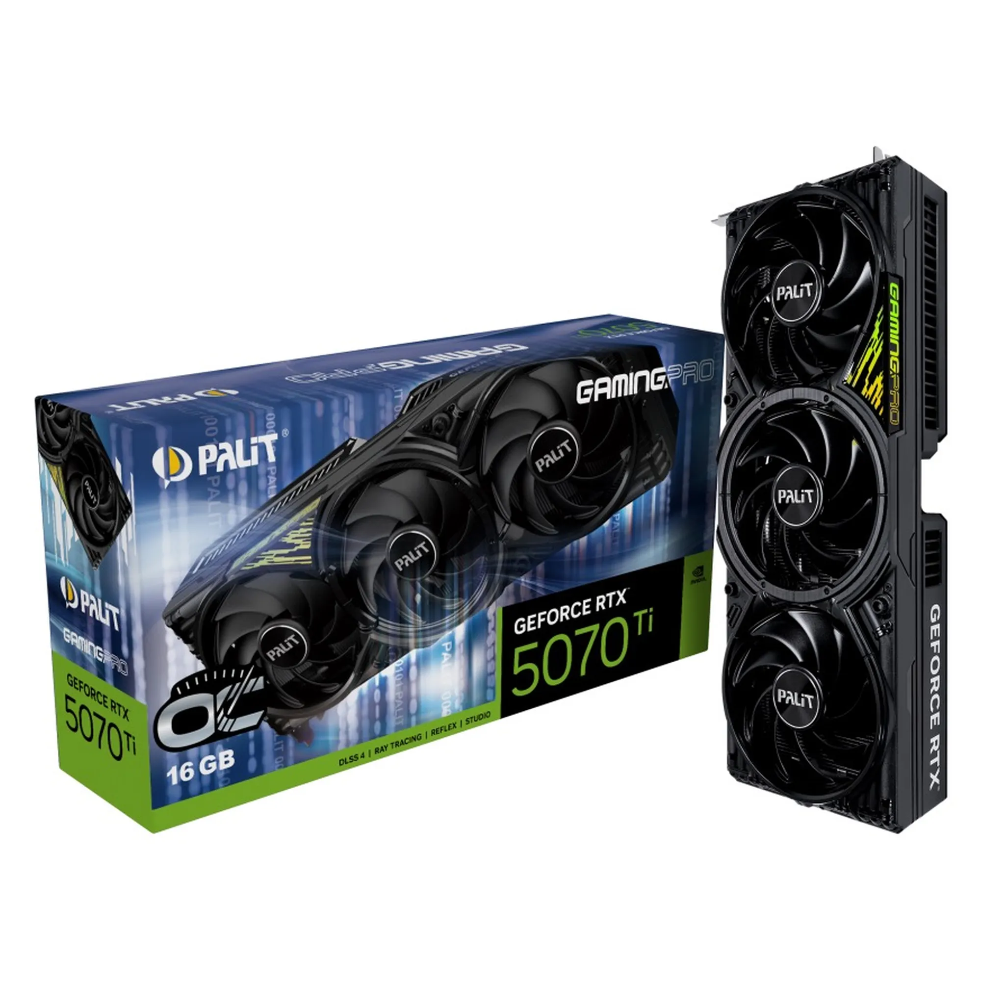 Купить Видеокарта PALIT Nvidia GeForce RTX 5070 Ti GamingPro OC 16GB GDDR7 (NE7507TS19T2-GB2031A) - фото 10