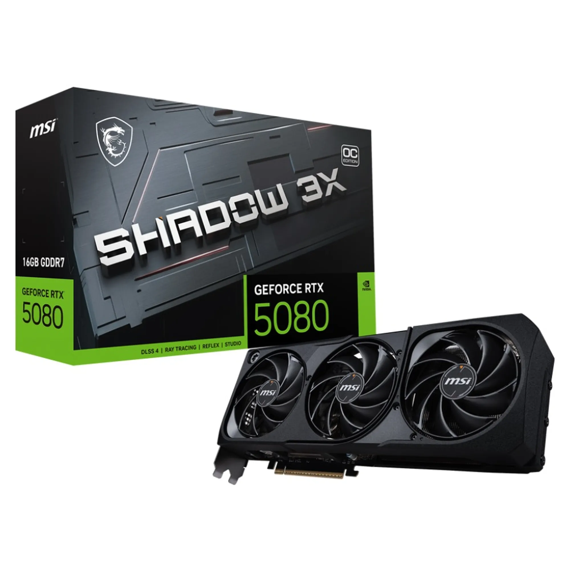 Купить Видеокарта MSI Nvidia GeForce RTX 5080 16G SHADOW 3X OC (G5080-16S3C) - фото 5