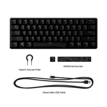 Купити Клавіатура HyperX Alloy Origins 60 (HX red linear) Black (4P5N4AA) - фото 7