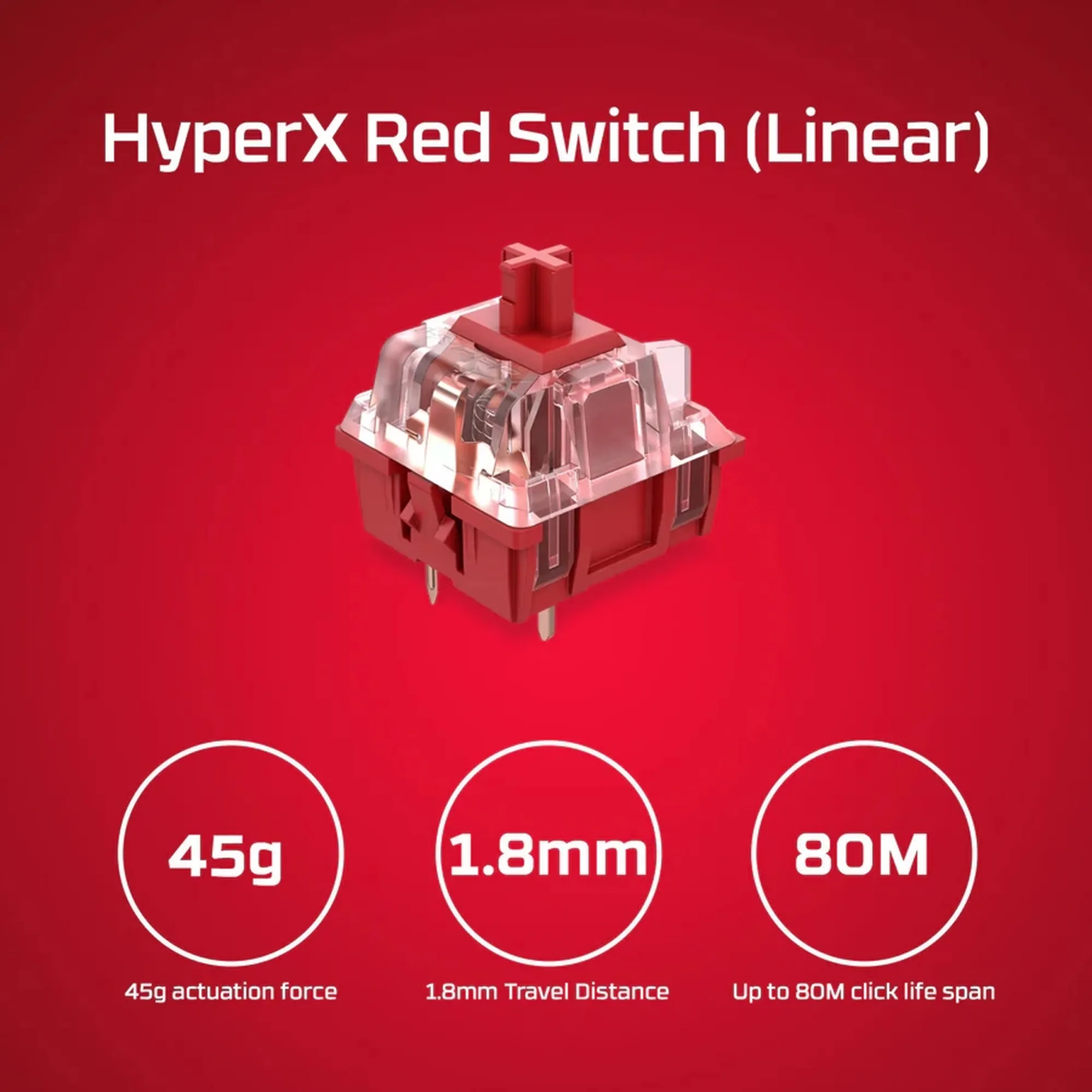 Купити Клавіатура HyperX Alloy Origins 60 (HX red linear) Black (4P5N4AA) - фото 10