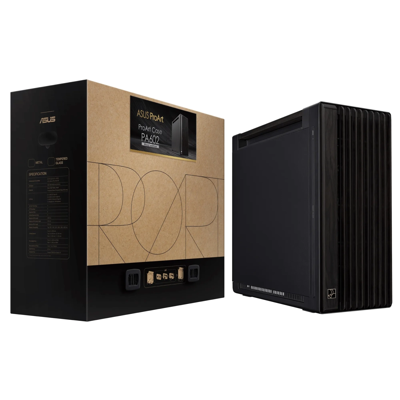 Купить Корпус ASUS PA602 ProArt Wood Edition - Metal Panel (90DC00J0-B09020) - фото 15