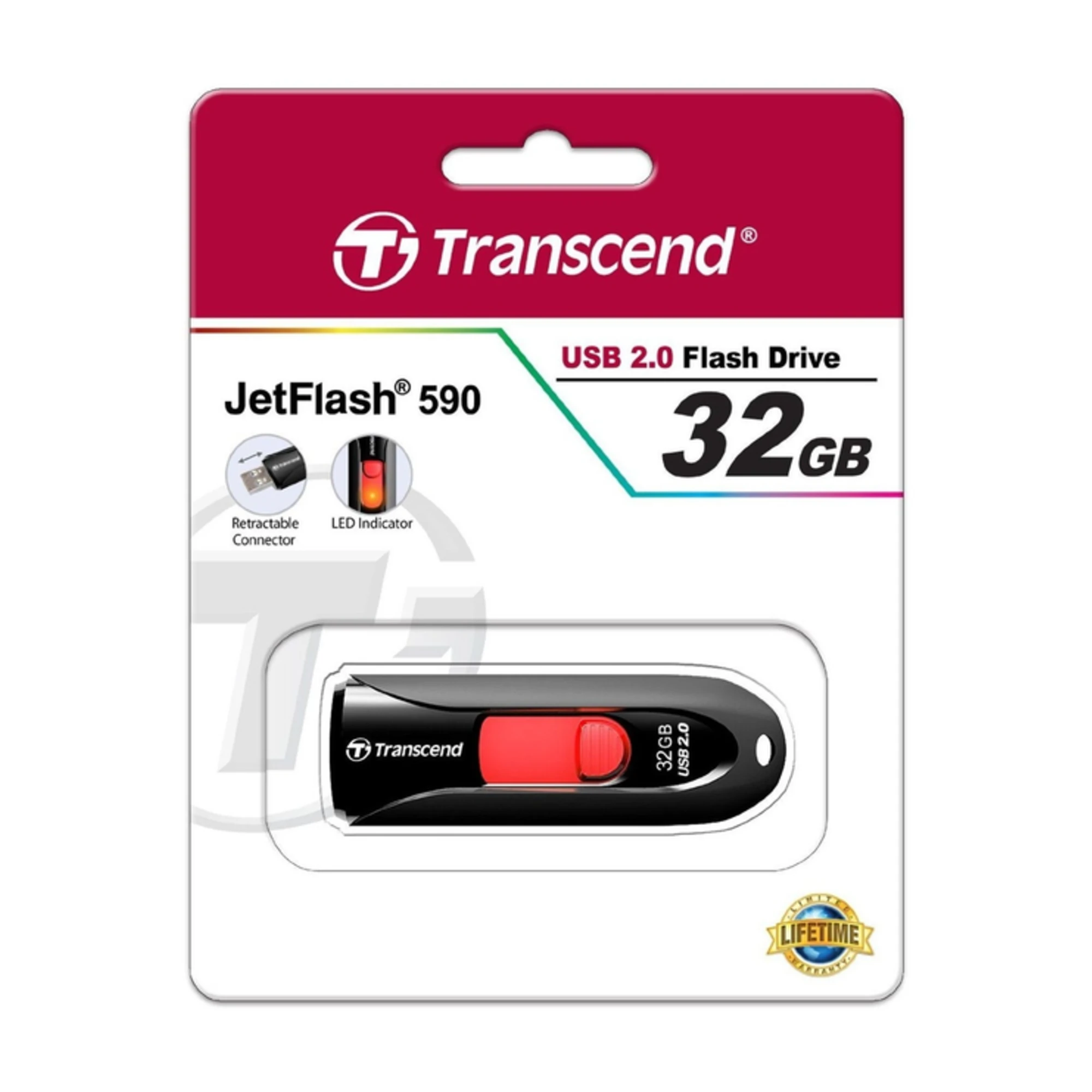 Купить Флеш накопитель 32GB USB Transcend JetFlash 590 (TS32GJF590K) - фото 4