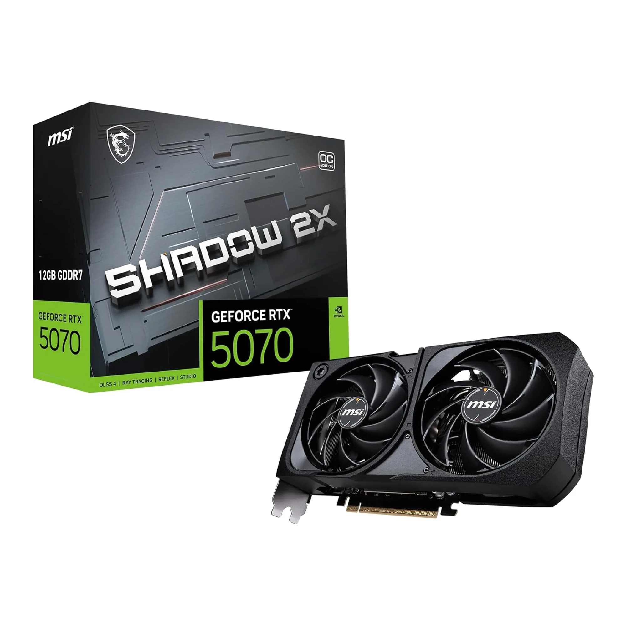Купити Відеокарта MSI Nvidia GeForce RTX 5070 12G SHADOW 2X OC (G5070-12S2C) - фото 6