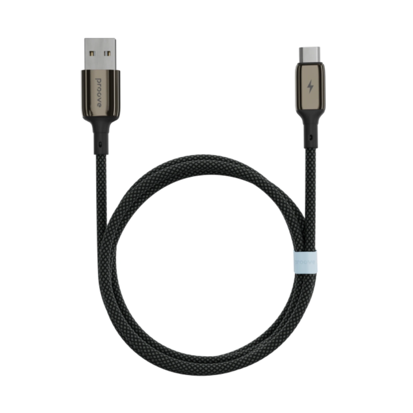 Купити Кабель Proove Dense Metal USB - USB-C 2.4A 1m Black (CCDM20001201) - фото 2