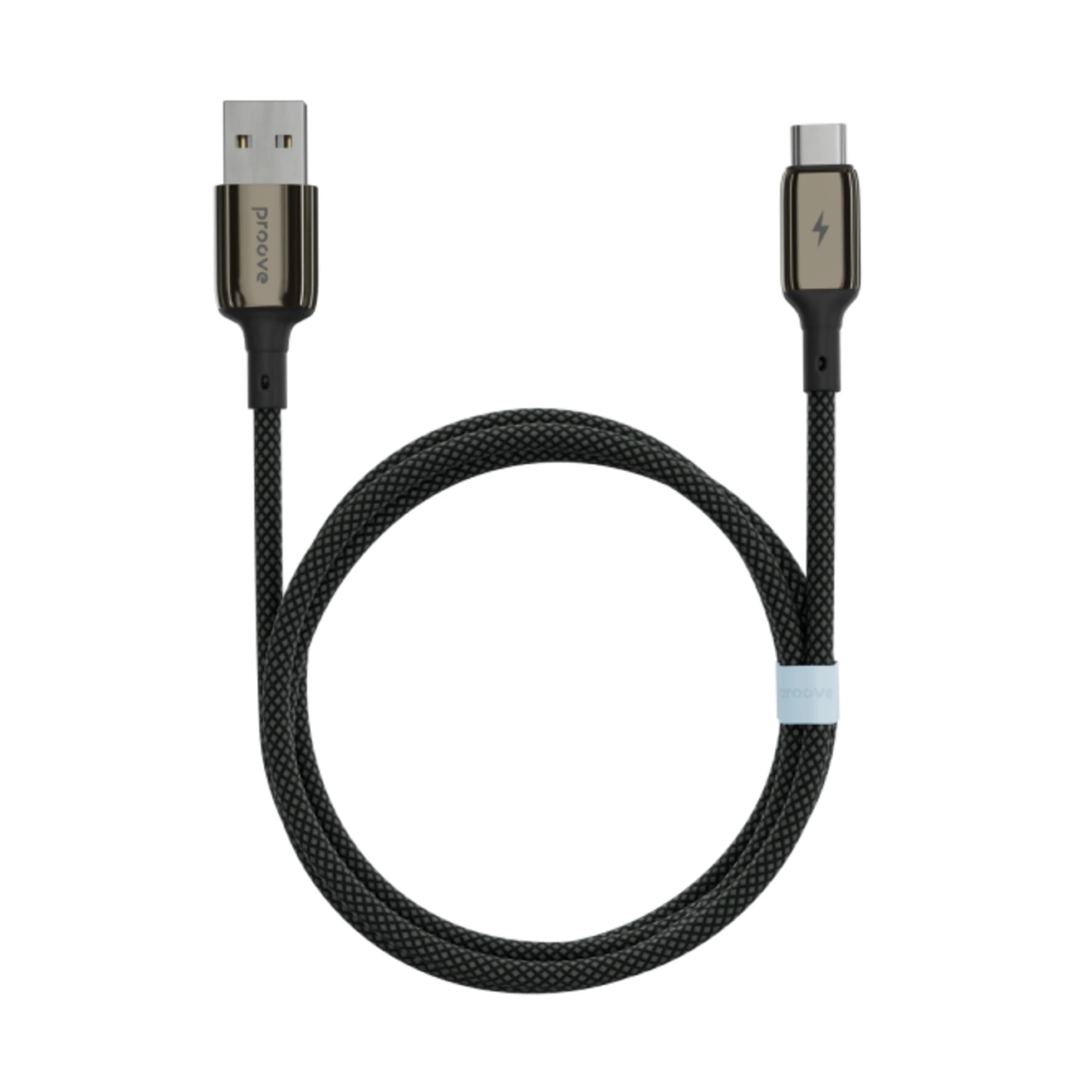 Купити Кабель Proove Dense Metal USB - USB-C 2.4A 1m Black (CCDM20001201) - фото 2