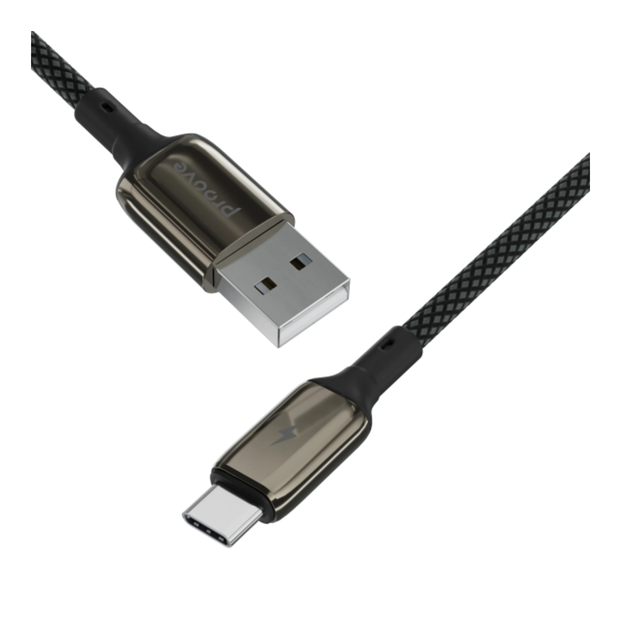 Купити Кабель Proove Dense Metal USB - USB-C 2.4A 1m Black (CCDM20001201) - фото 3