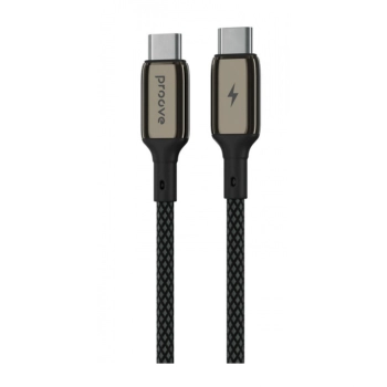 Купити Кабель Proove Dense Metal USB-C - USB-C 60W 1m Black (CCDM60002201) - фото 1
