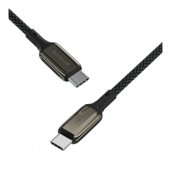 Купити Кабель Proove Dense Metal USB-C - USB-C 60W 1m Black (CCDM60002201) - фото 2