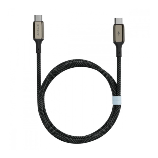 Купити Кабель Proove Dense Metal USB-C - USB-C 60W 1m Black (CCDM60002201) - фото 3