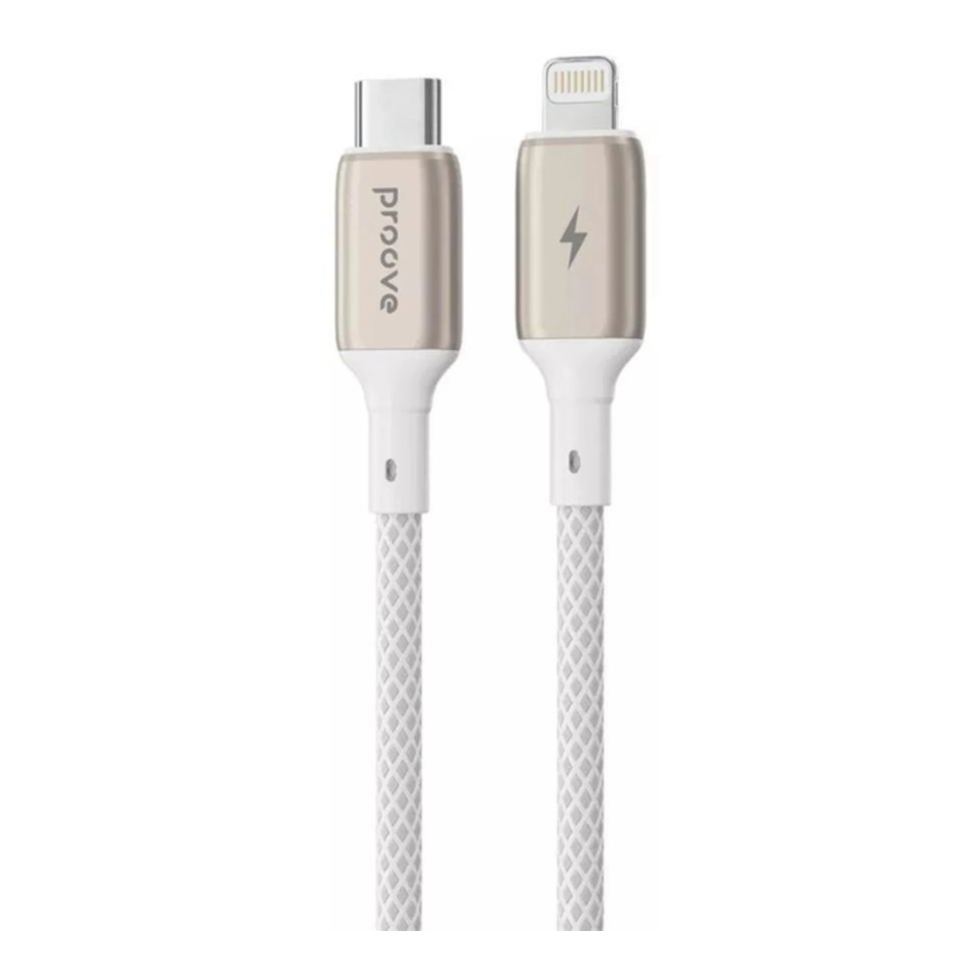 Купить Кабель Proove Dense Metal USB-C to Lightning 27W 1m White (CCDM27002102) - фото 1