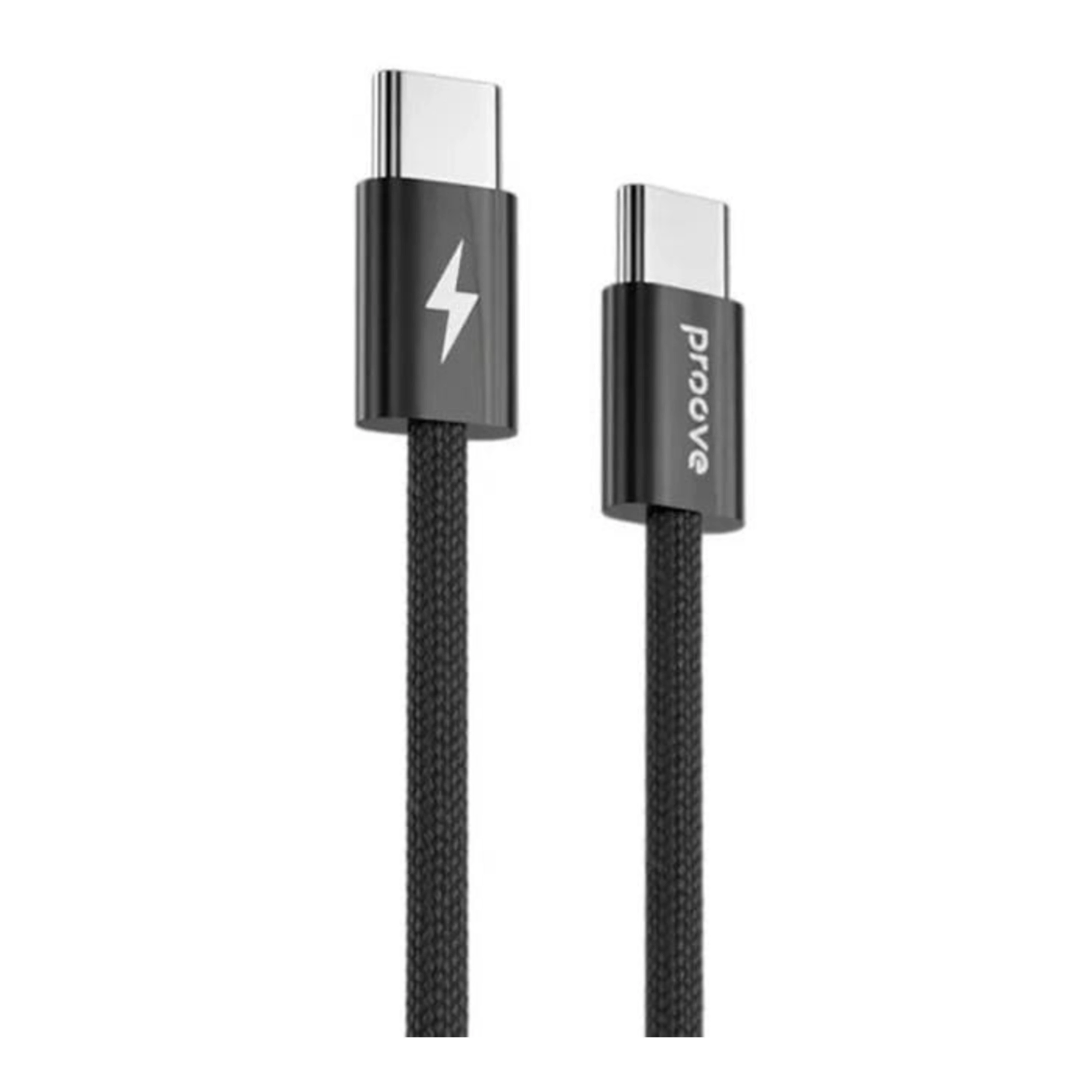 Купити Кабель Proove Energy Stream USB-C - USB-C 60W 1m Black (CCES60002201) - фото 1