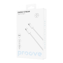 Купити Кабель Proove Energy Stream USB-C - USB-C 60W 1m White (CCES60002202) - фото 2