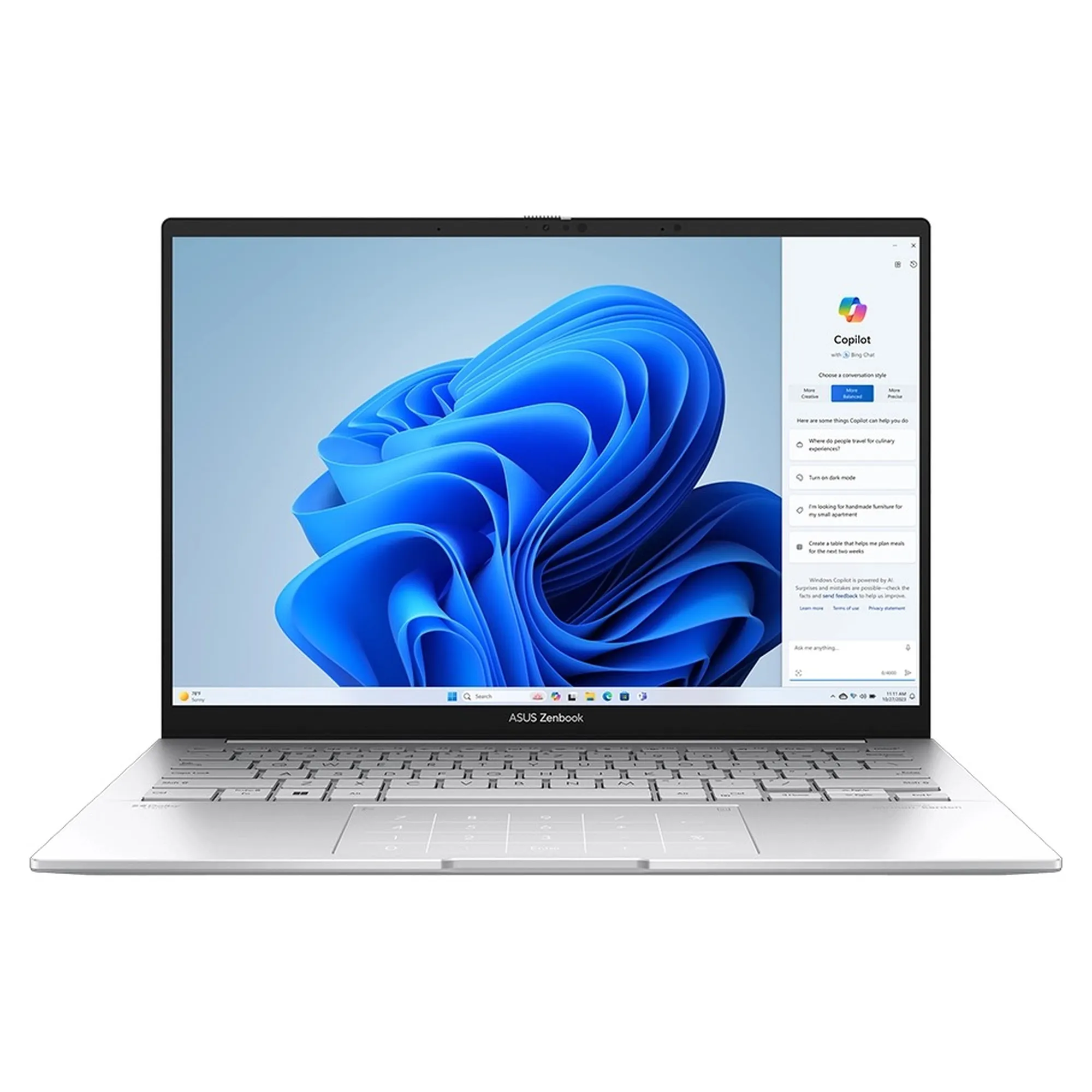 Купить Ноутбук ASUS Zenbook 14 OLED UX3405CA-QL074W (90NB14W4-M002H0) - фото 1