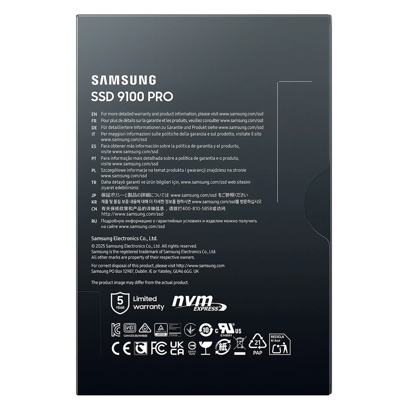 Купить SSD диск Samsung 9100 PRO 4TB M.2 (MZ-VAP4T0BW) - фото 6