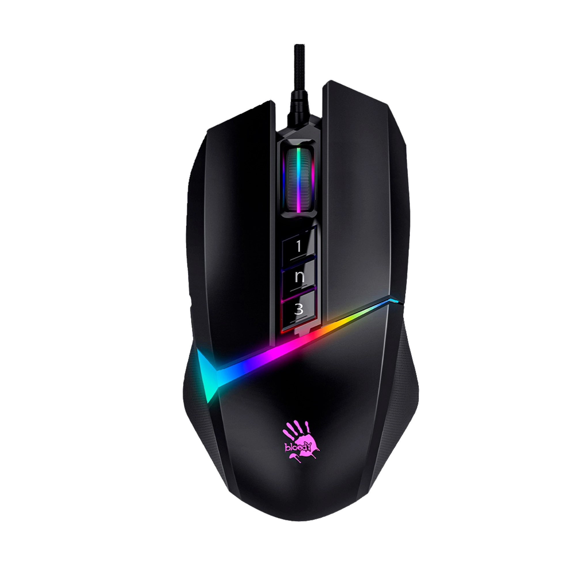 Купити Миша A4Tech Bloody W60 Max USB Stone Black - фото 1