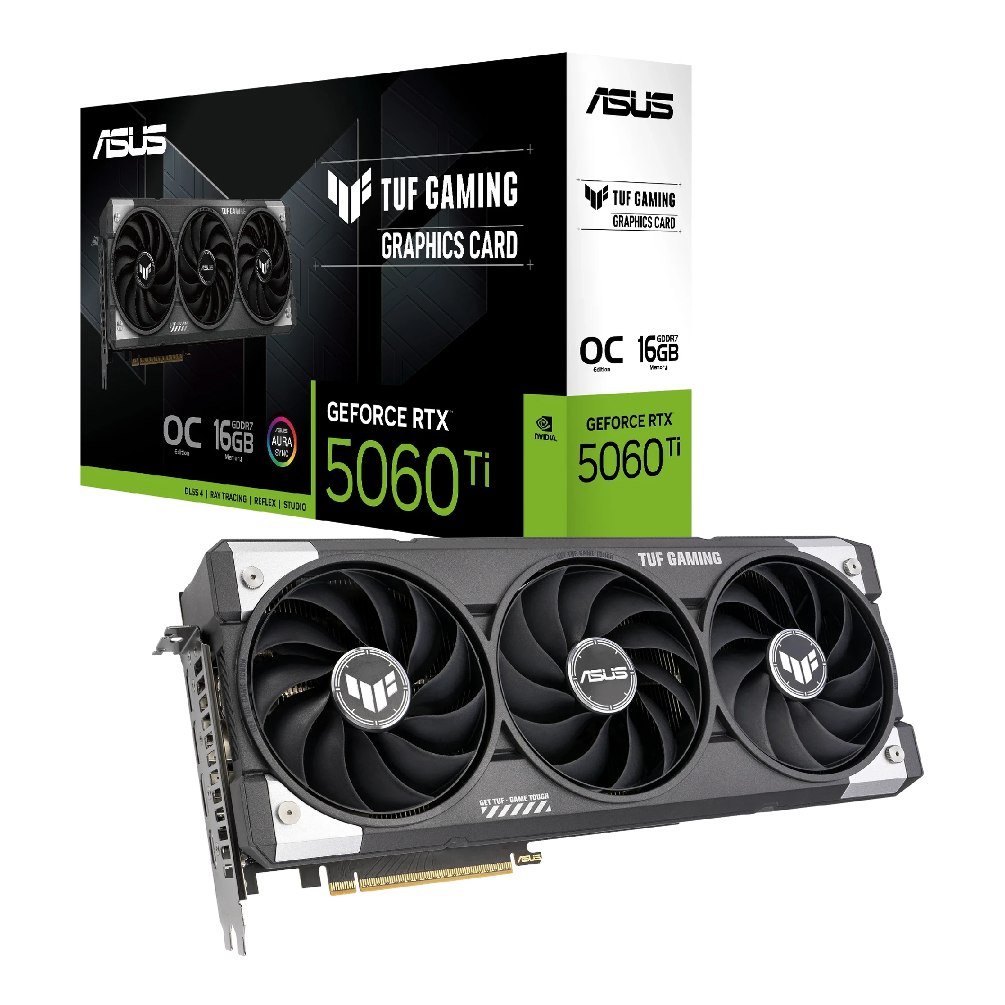 Купить Видеокарта ASUS Nvidia GeForce RTX 5060 Ti TUF OC GAMING 16GB (TUF-RTX5060TI-O16G-GAMING) - фото 9