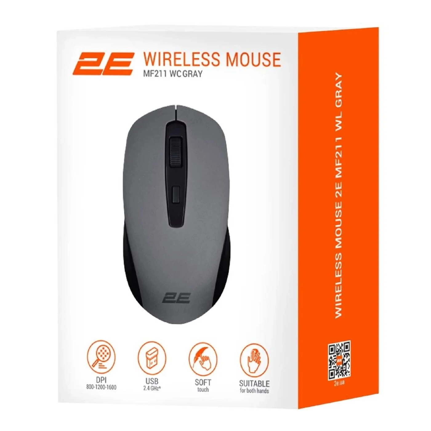 Купити Мишка 2E MF211 Wireless Gray (2E-MF211WC) - фото 5