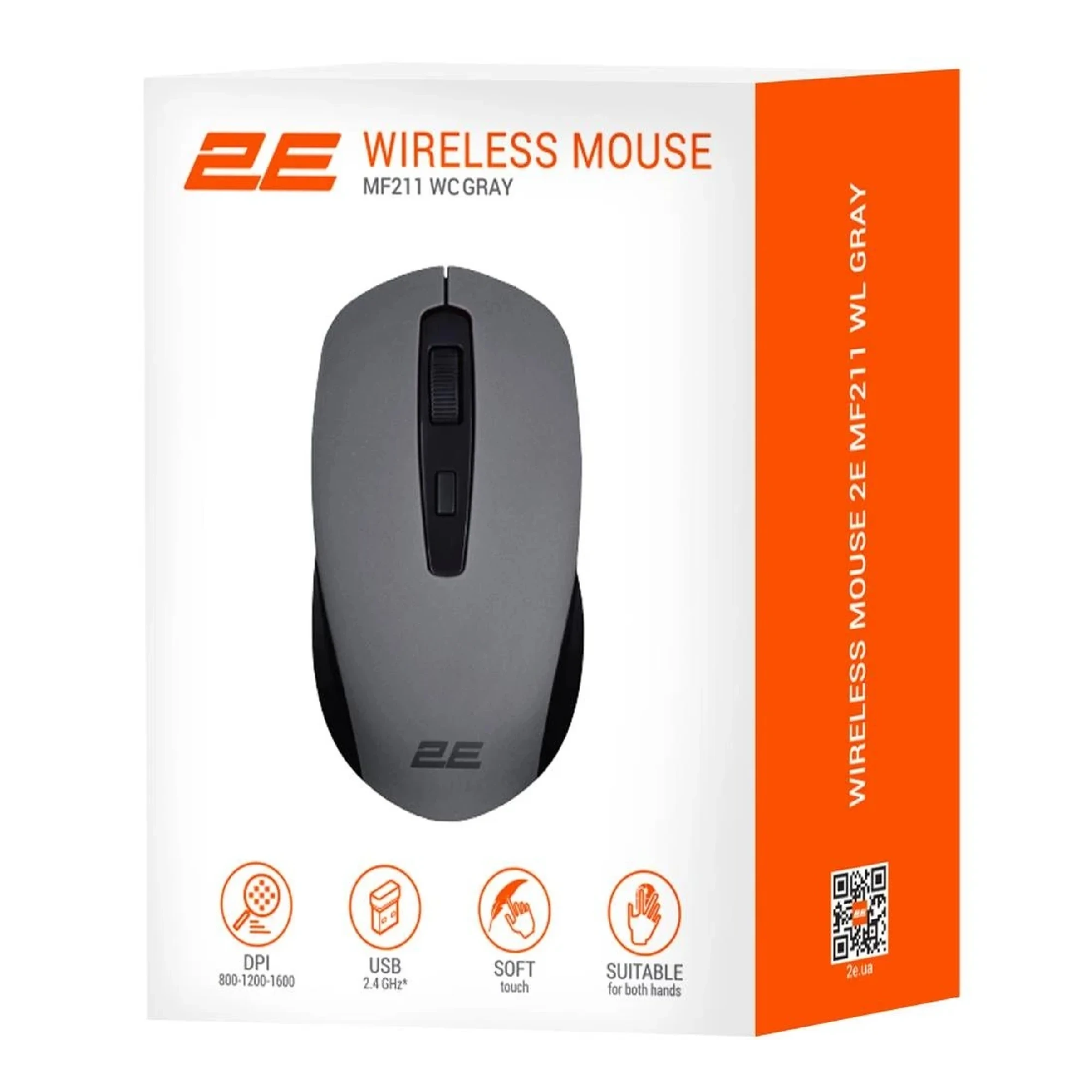 Купити Мишка 2E MF211 Wireless Gray (2E-MF211WC) - фото 5