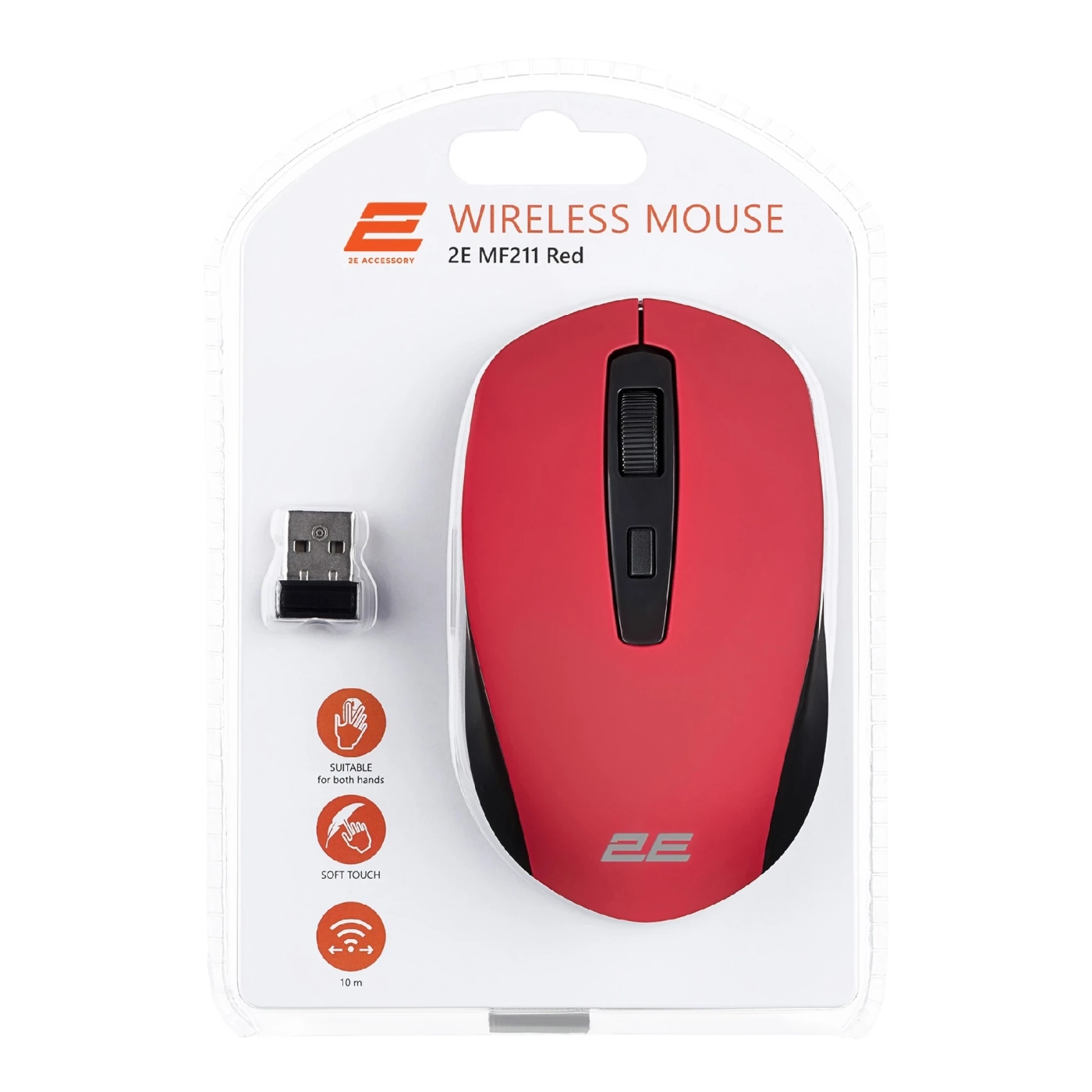 Купить Мышь 2E MF211 Wireless Red (2E-MF211WR) - фото 5