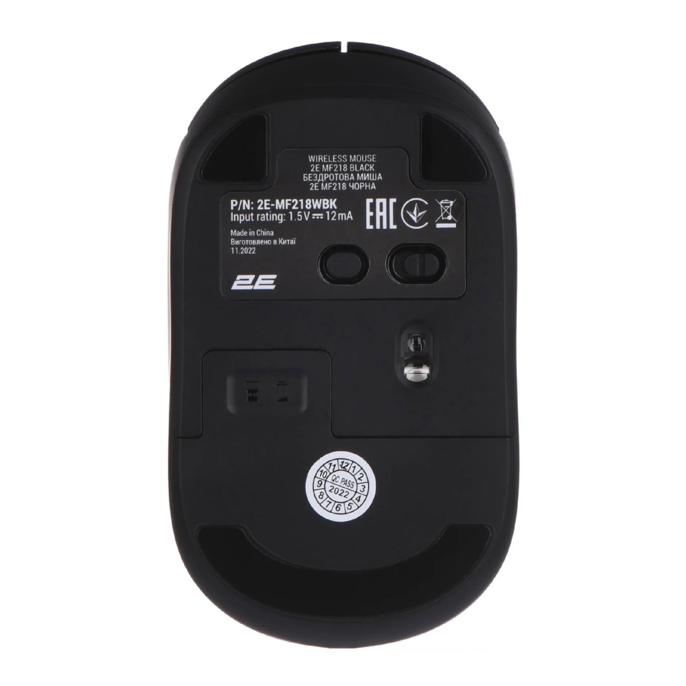 Купити Мишка 2E MF218 Silent Wireless/Bluetooth Black (2E-MF218WBK) - фото 6