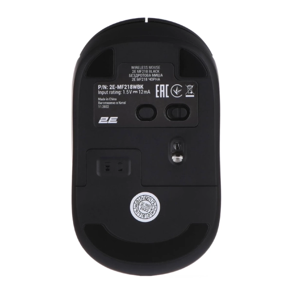 Купити Мишка 2E MF218 Silent Wireless/Bluetooth Black (2E-MF218WBK) - фото 6