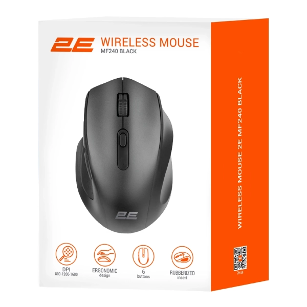 Купити Мишка 2E MF240 Wireless Black (2E-MF240WB) - фото 4