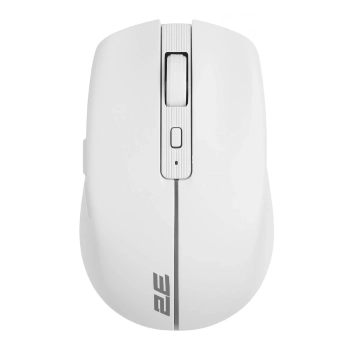 Купити Мишка 2E MF270 Silent Rechargeable Wireless White (2E-MF270WWH) - фото 1