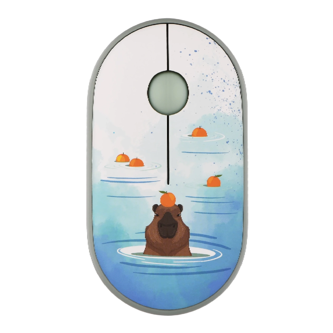 Купити Мишка 2E MF300 CAPYBARATANGERINE Silent Wireless/Bluetooth Green (2E-MF300WCAPIBARAGN) - фото 1