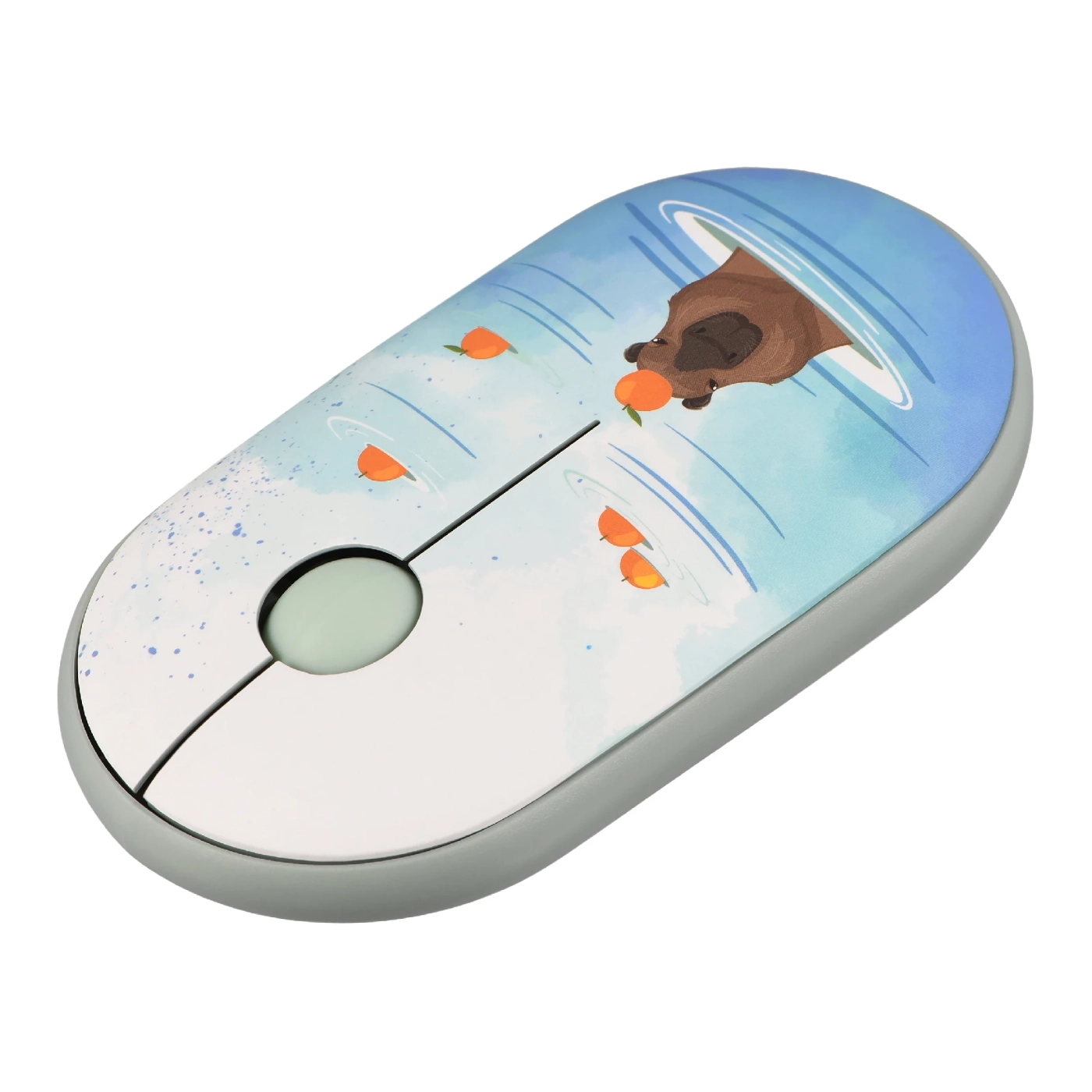 Купити Мишка 2E MF300 CAPYBARATANGERINE Silent Wireless/Bluetooth Green (2E-MF300WCAPIBARAGN) - фото 2