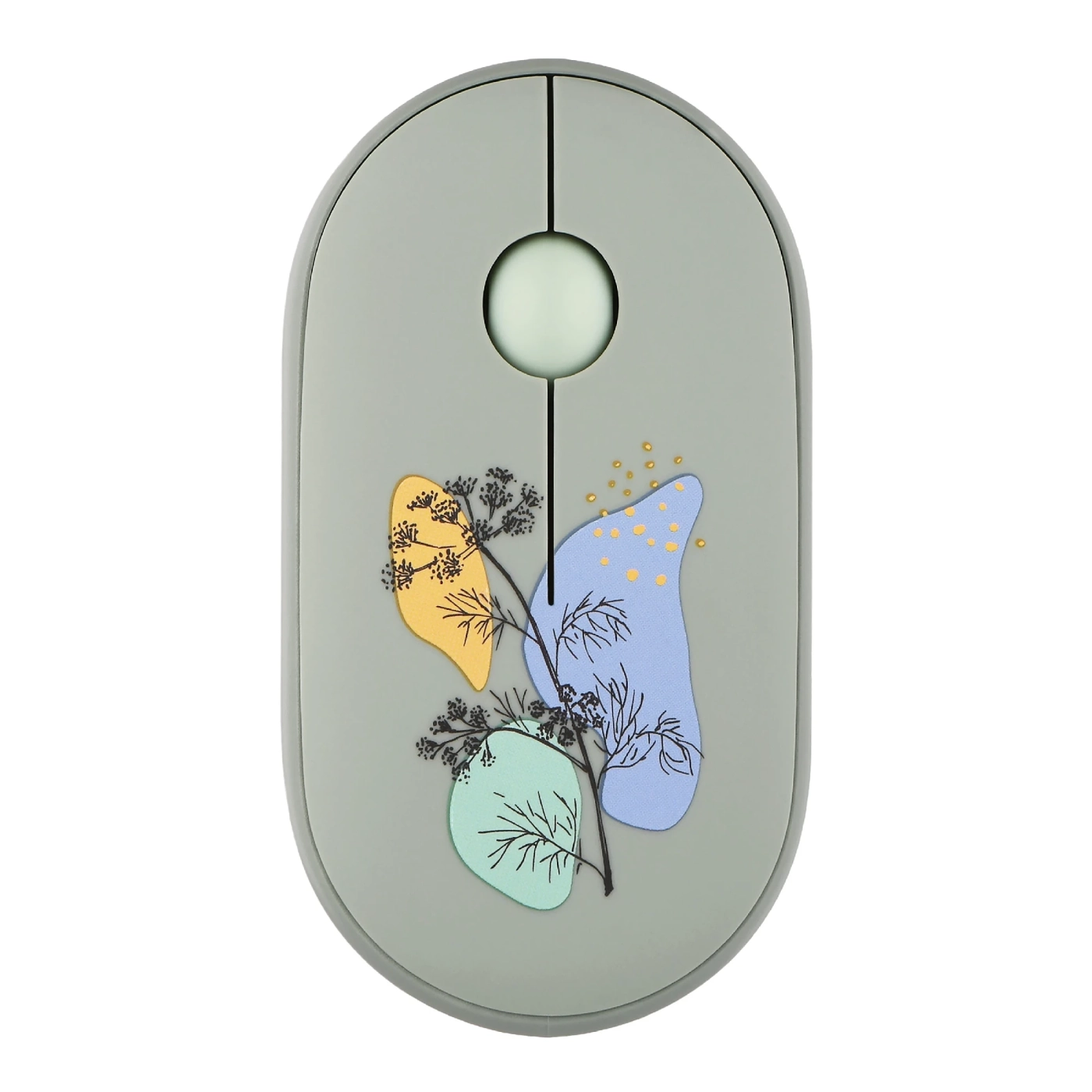 Купити Мишка 2E MF300 FLORADILL Silent Wireless/Bluetooth Green (2E-MF300WFLORAGN) - фото 1