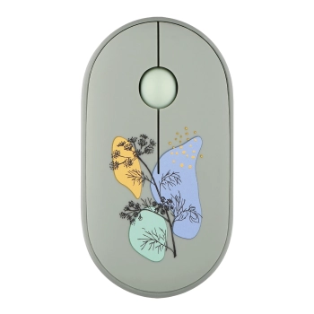 Купити Мишка 2E MF300 FLORADILL Silent Wireless/Bluetooth Green (2E-MF300WFLORAGN) - фото 1