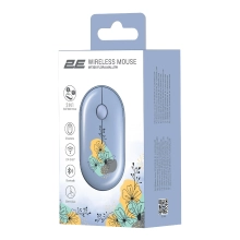 Купити Мишка 2E MF300 FLORAMALLOW Silent Wireless/Bluetooth Blue (2E-MF300WFLORABL) - фото 7