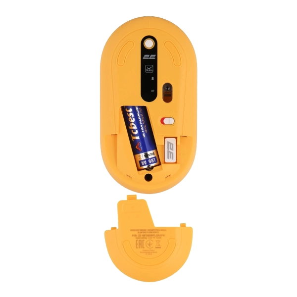 Купити Мишка 2E MF300 FLORAPOPPY Silent Silent Wireless/Bluetooth Yellow (2E-MF300WFLORAYW) - фото 5