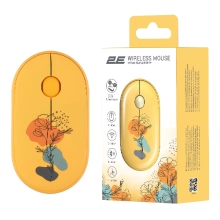 Купити Мишка 2E MF300 FLORAPOPPY Silent Silent Wireless/Bluetooth Yellow (2E-MF300WFLORAYW) - фото 6
