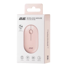 Купити Мишка 2E MF300 Silent Wireless/Bluetooth Mallow Pink (2E-MF300WPN) - фото 6