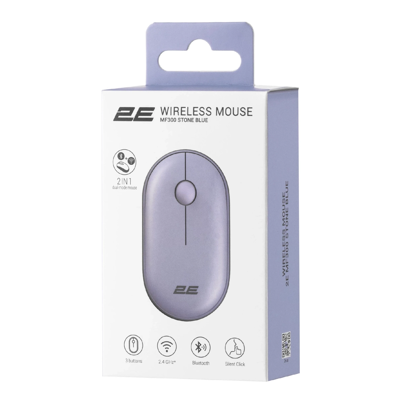 Купити Мишка 2E MF300 Silent Wireless/Bluetooth Stone Blue (2E-MF300WBL) - фото 6