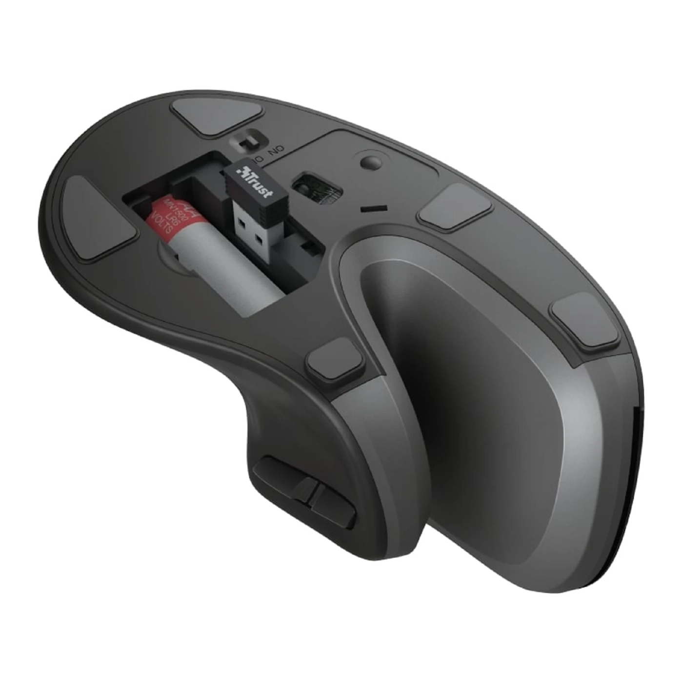Купити Мишка Trust Verro Ergonomic Wireless Black (23507) - фото 8
